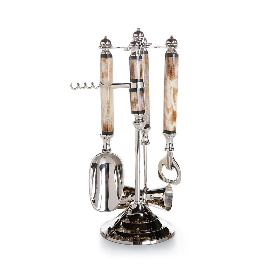 Lulu Puras Bone Handle Bar Tool Set